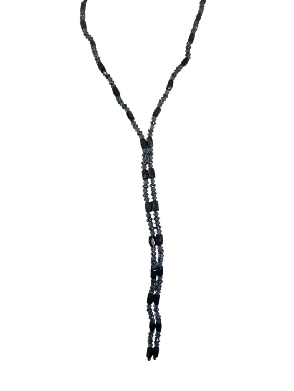 Magnetic Necklace Black/Blue